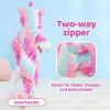 imageLOLANTA Baby Toddler Girls Onepiece Jumpsuit Infant Fleece Hooded Rompers Double Way Zipper Closure 6 Months3TColorful Unicorn
