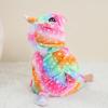 imageLOLANTA Baby Toddler Girls Onepiece Jumpsuit Infant Fleece Hooded Rompers Double Way Zipper Closure 6 Months3TRainbow Unicorn
