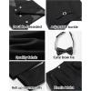imageLOLANTA Boys 4Piece Formal Suit Wedding Ring Bearer Outfit Vest Pants with Dress Shirt Bow Tie for Graduation 213 YearsBlack