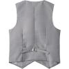 imageLOLANTA Boys 4Piece Formal Suit Wedding Ring Bearer Outfit Vest Pants with Dress Shirt Bow Tie for Graduation 213 YearsGrey