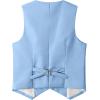 imageLOLANTA Boys 4Piece Formal Suit Wedding Ring Bearer Outfit Vest Pants with Dress Shirt Bow Tie for Graduation 213 YearsSkyblue