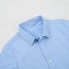 imageLOLANTA Boys Button Down Shirts Solid Color Poplin Fabric Kindergarten GraduationPartyWedding Suit ShirtLight Blue