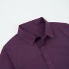 imageLOLANTA Boys Button Down Shirts Solid Color Poplin Fabric Kindergarten GraduationPartyWedding Suit ShirtPurple