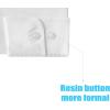 imageLOLANTA Boys Button Down Shirts Solid Color Poplin Fabric Kindergarten GraduationPartyWedding Suit ShirtWhite