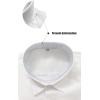 imageLOLANTA Boys Button Down Shirts Solid Color Poplin Fabric Kindergarten GraduationPartyWedding Suit ShirtWhite