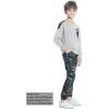 imageLOLANTA Boys Clothes Casual Camouflage 2 Piece Outfits Kids Long sleeve Sweatshirt Pants Sets Tracksuit01grey
