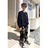 imageLOLANTA Boys Clothes Casual Camouflage 2 Piece Outfits Kids Long sleeve Sweatshirt Pants Sets Tracksuit02black