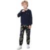 imageLOLANTA Boys Clothes Casual Camouflage 2 Piece Outfits Kids Long sleeve Sweatshirt Pants Sets Tracksuit02navy
