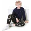 imageLOLANTA Boys Clothes Casual Camouflage 2 Piece Outfits Kids Long sleeve Sweatshirt Pants Sets Tracksuit02navy