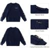 imageLOLANTA Boys Clothes Casual Camouflage 2 Piece Outfits Kids Long sleeve Sweatshirt Pants Sets Tracksuit02navy
