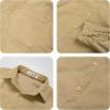imageLOLANTA Boys Corduroy Shirts Kids Western Botton Down Shacket with Pocket Fall Long Sleeve Solid Lapel TopsKhaki