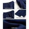 imageLOLANTA Boys Dress Pants Kids School Uniform Pants Slim Fit Formal Trousers with Belt Loops Pleated Elastic 414 YearsNavy