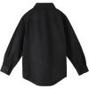 imageLOLANTA Boys Dress Shirts Button Down Shirt Long Sleeve Boys Kids Shirts and Tie Sets Solid Color Uniforms 213 YearsBlack