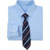 imageLOLANTA Boys Dress Shirts Button Down Shirt Long Sleeve Boys Kids Shirts and Tie Sets Solid Color Uniforms 213 YearsLight Blue