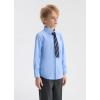 imageLOLANTA Boys Dress Shirts Button Down Shirt Long Sleeve Boys Kids Shirts and Tie Sets Solid Color Uniforms 213 YearsLight Blue