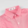 imageLOLANTA Boys Dress Shirts Button Down Shirt Long Sleeve Boys Kids Shirts and Tie Sets Solid Color Uniforms 213 YearsPink