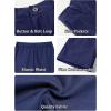 imageLOLANTA Boys Dress Shorts Kids Summer Shorts School Uniform OutfitFlat Front Solid Adjustable Waist 214 YearsNavy