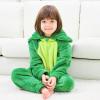 imageLOLANTA Boys Girls Bodysuits Costume Fleece Dinosaur Jumpsuit OnePiece Kids Holiday Halloween Birthday GiftGreen