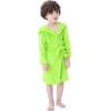 imageLOLANTA Boys Girls Hooded Bathrobe Soft Animal Plush Robe Kids Sleepwear Dressing Gown Gift 28 YearsGreen