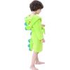 imageLOLANTA Boys Girls Hooded Bathrobe Soft Animal Plush Robe Kids Sleepwear Dressing Gown Gift 28 YearsGreen