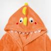imageLOLANTA Boys Girls Hooded Bathrobe Soft Animal Plush Robe Kids Sleepwear Dressing Gown Gift 28 YearsOrange