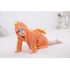 imageLOLANTA Boys Girls Hooded Bathrobe Soft Animal Plush Robe Kids Sleepwear Dressing Gown Gift 28 YearsOrange