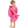 imageLOLANTA Boys Girls Hooded Bathrobe Soft Animal Plush Robe Kids Sleepwear Dressing Gown Gift 28 YearsPink Shark