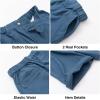 imageLOLANTA Boys Linen Suit 4 Piece Summer Gentleman Outfit Kids Dress Vest Shirt Shorts Set for Beach Wedding GraduationBlue
