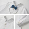 imageLOLANTA Boys Linen Suit Dress Clothes Kids Graduation Wedding Outfit 4 Piece Shirt Vest Pants Set with Bow TieBlue