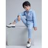 imageLOLANTA Boys Suit Wedding Ring Bearer Outfit Kids Suit Set Blazer Pants Bow Tie Dress Clothes Formal WearBlue
