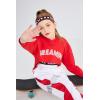 imageLOLANTA Girls 3 Piece Outfits Cropped Hoodie Tank Top Jogger Pants Set Hip Hop Jazz Street Dance Skateboarding ClothesRed