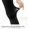 imageLOLANTA Girls Ballet Dance Tights Antislip Footed Super Soft Stockings for Kids Semi Opaque Elastic School Student PantyhoseBlack