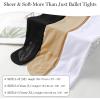 imageLOLANTA Girls Ballet Dance Tights Antislip Footed Super Soft Stockings for Kids Semi Opaque Elastic School Student PantyhoseBlack