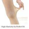 imageLOLANTA Girls Ballet Dance Tights Antislip Footed Super Soft Stockings for Kids Semi Opaque Elastic School Student PantyhoseNude