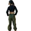 imageLOLANTA Girls Clothing Sets Jazz Dance Outfits Long Sleeve Crop Tops Cargo Hip Hop Pants SetsBlack3