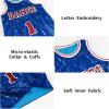 imageLOLANTA Girls Hip Hop Dance Clothes Kids Jersey Sequin Dress Long Tank Top Jazz Costume Cheerleading TShirtBlue