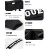 imageLOLANTA Girls Hip Hop Dance Costumes 3Piece Outfit Letter Print Long Sleeve Crop Top  Culottes Pantskirts  VestBlack