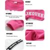 imageLOLANTA Girls Hip Hop Dance Costumes 3Piece Outfit Letter Print Long Sleeve Crop Top  Culottes Pantskirts  VestPink