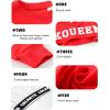 imageLOLANTA Girls Hip Hop Dance Costumes 3Piece Outfit Letter Print Long Sleeve Crop Top  Culottes Pantskirts  VestRed