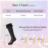 imageLOLANTA Girls Lace Knee High Socks 2 Pack Sheer Patterned Hollow Cute Ruffle School Stockings 59YearsBlack Heart Black Flower