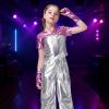 imageLOLANTA Girls Metallic Shirts with Arm Sleeves Slim Fit Stretchy Shiny Jazz Hip Hop Dance Tops Raves Festivals CostumesPink