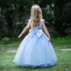 imageLOLANTA Girls Pageant Dresses Kids Gowns for Girls Ball Gown Dress Flower Girls Dresses for Wedding Occasion WearBlue
