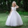 imageLOLANTA Girls Pageant Dresses Kids Gowns for Girls Ball Gown Dress Flower Girls Dresses for Wedding Occasion WearWhite