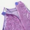 imageLOLANTA Girls Sequins Dance Clothes Dress 412 Yrs Sparkle Hip Hop Jazz Dance Outfit Sleeveless Top and ShortsLightpurple