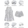 imageLOLANTA Girls Sequins Dance Clothes Dress 412 Yrs Sparkle Hip Hop Jazz Dance Outfit Sleeveless Top and ShortsSilver