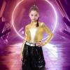 imageLOLANTA Metallic Dance Tops for Girls Long Sleeve Cropped Top Shiny Hip Hop Holographic Shirt Party Festivals CostumesGold