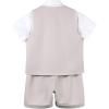 imageLOLANTA Short Suit for Boys Summer Wedding Ring Bearer Outfit Graduation 6 Pieces Shirt Vest Shorts SetBeige