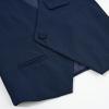 imageLOLANTA Short Suit for Boys Summer Wedding Ring Bearer Outfit Graduation 6 Pieces Shirt Vest Shorts SetNavy Blue
