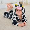 imageLOLANTA Unisex Baby Cow Costumes Toddler Boys Girls Hooded Jumpsuit Kid Halloween Christmas Birthday GiftsCow