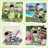 imageLOLANTA Unisex Baby Zebra Costumes Toddler Boys Girls Hooded Jumpsuit Kids Halloween Christmas Birthday GiftsBlack White